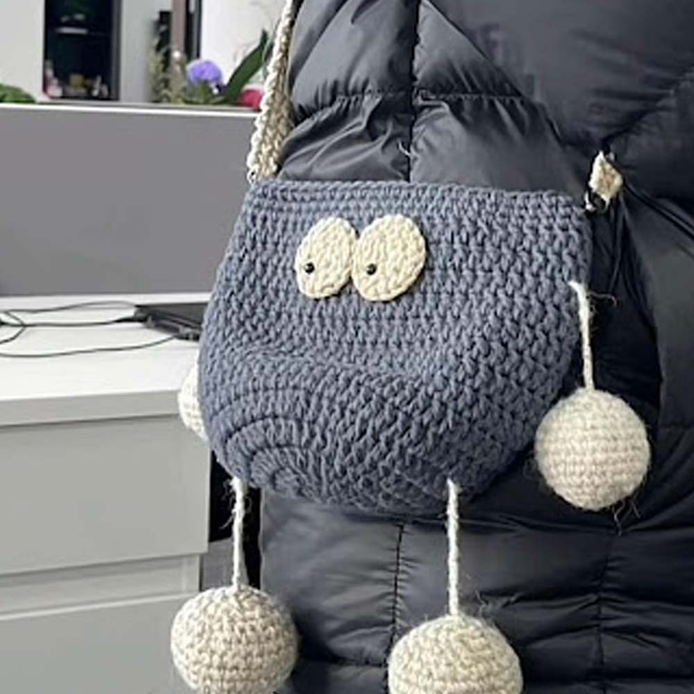 chart móc túi xách bằng len