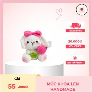 móc khóa len handmade